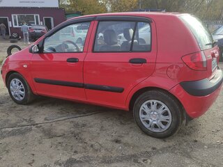 2008 Hyundai Getz I Рестайлинг, красный, 435000 рублей, вид 3
