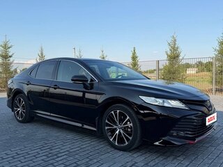 2020 Toyota Camry VIII (XV70), чёрный, 3240000 рублей, вид 4