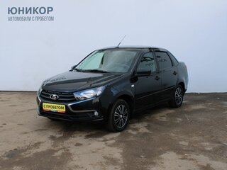 2020 Lada (ВАЗ) Granta I Рестайлинг, чёрный, 529000 рублей, вид 1