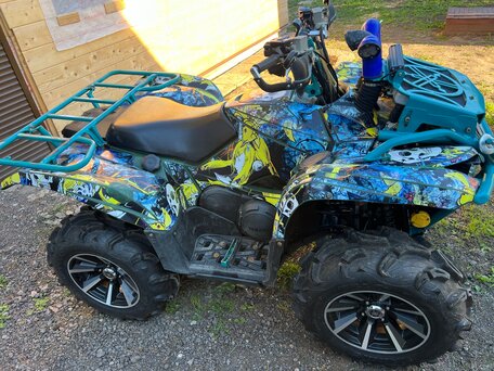 2018 Yamaha Grizzly 700, зелёный, 950000 рублей, вид 2