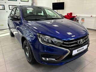 2026 Lada (ВАЗ) Vesta I Рестайлинг (NG), синий, 1565000 рублей, вид 3