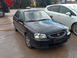 2006 Hyundai Accent ТагАЗ II, чёрный, 250000 рублей, вид 2