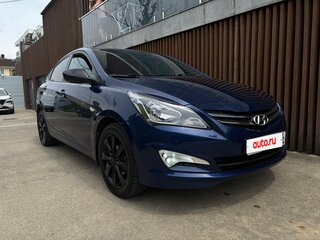 2016 Hyundai Solaris I Рестайлинг, синий, 1150000 рублей, вид 3
