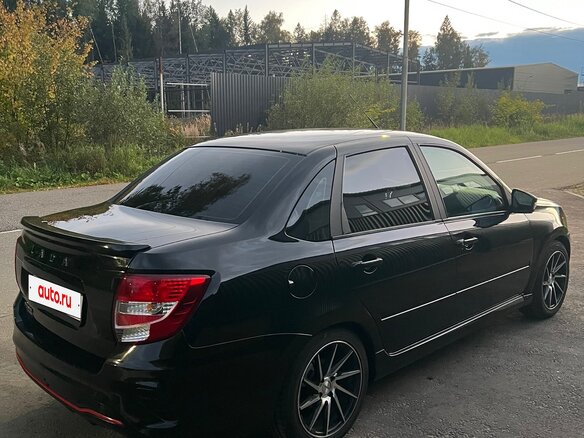 2025 Lada (ВАЗ) Granta Sport I Рестайлинг, чёрный, 1300000 рублей - вид 5