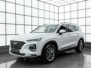 2019 Hyundai Santa Fe IV, белый, 3590000 рублей, вид 1