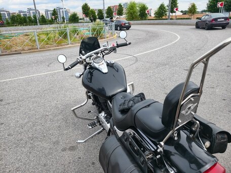 1997 Kawasaki VN800 Vulcan, чёрный, 425000 рублей, вид 3