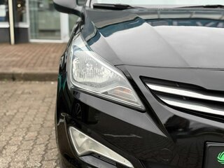 2015 Hyundai Solaris I Рестайлинг, чёрный, 731000 рублей, вид 4