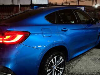 2018 BMW X6 30d II (F16), голубой, 4200000 рублей, вид 3