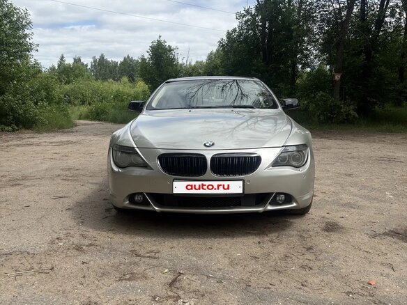 2004 BMW 6 серии 645i II (E63/E64), серый - вид 4