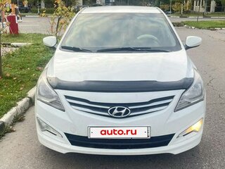 2016 Hyundai Solaris I Рестайлинг, белый, 845000 рублей, вид 2