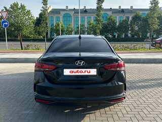 2021 Hyundai Solaris II Рестайлинг, чёрный, 1580000 рублей, вид 5