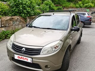2010 Renault Sandero I, бежевый, 400000 рублей, вид 2