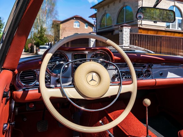 1968 Mercedes-Benz SL-Класс 280 5-speed II (W113), серый, 15500000 рублей - вид 20