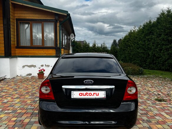2008 Ford Focus II Рестайлинг, чёрный, 450000 рублей - вид 4