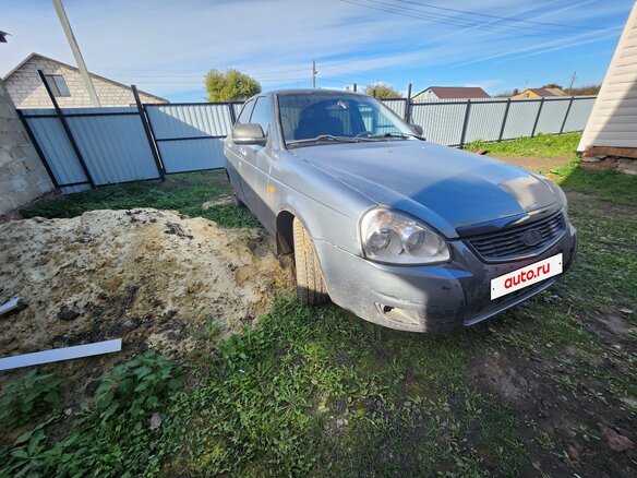 2008 Lada (ВАЗ) Priora I, серый, 180000 рублей - вид 3