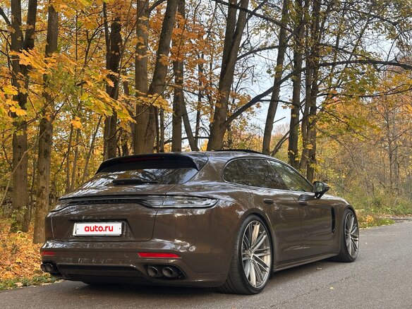 2021 Porsche Panamera 4S E-Hybrid Sport Turismo II Рестайлинг, коричневый, 11200000 рублей - вид 4