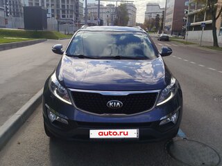 2015 Kia Sportage III Рестайлинг, синий, 1450000 рублей, вид 1