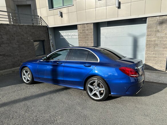 2015 Mercedes-Benz C-Класс 180 IV (W205), синий, 2150000 рублей - вид 6
