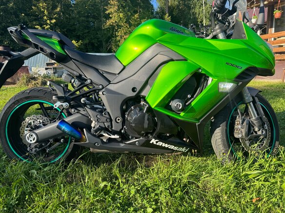 2015 Kawasaki Z 1000SX, зелёный, 850000 рублей - вид 2