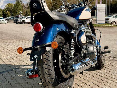 2026 Royal Enfield Super Meteor, голубой, 792000 рублей, вид 4