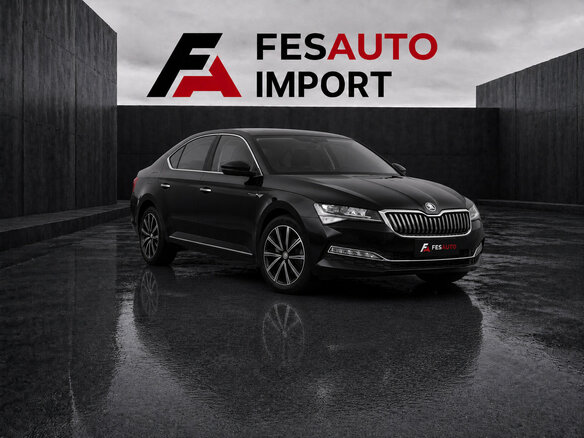 2026 Skoda Superb III Рестайлинг, чёрный - вид 1