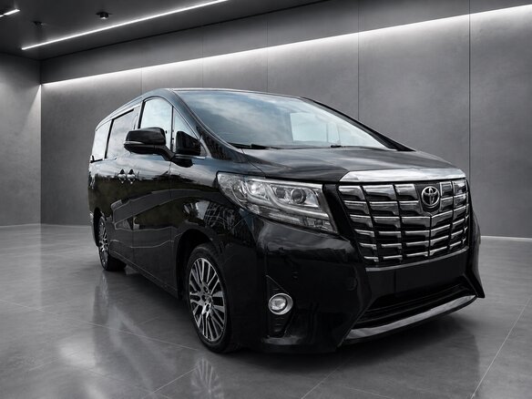 2017 Toyota Alphard III, чёрный