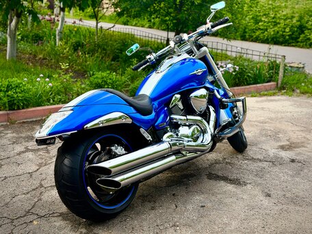 2012 Suzuki Boulevard M109R, синий, 1100000 рублей, вид 3