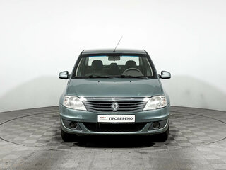2011 Renault Logan I Рестайлинг, синий, 350000 рублей, вид 2