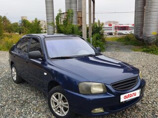 2008 Hyundai Accent ТагАЗ II, синий, 249000 рублей, вид 3