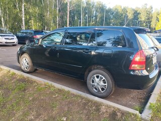 2003 Toyota Corolla Fielder IX (E120, E130), чёрный, 630000 рублей, вид 4