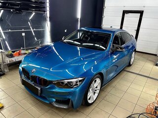 2020 BMW 4 серии Gran Coupe 420i F32/F33/F36 Рестайлинг, голубой, 4350000 рублей, вид 3