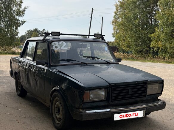 1999 Lada (ВАЗ) 2107, зелёный - вид 1