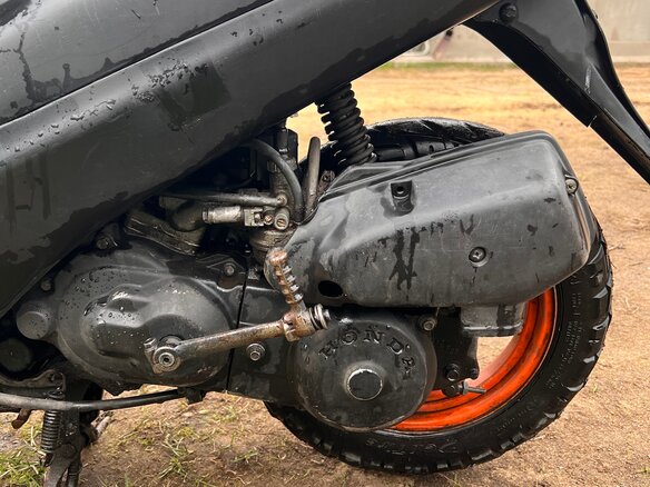 1995 Honda Tact, чёрный, 65000 рублей - вид 2