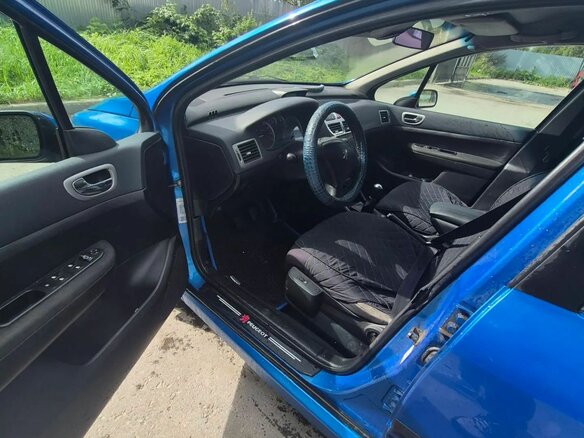 2002 Peugeot 307 I, синий, 230000 рублей - вид 6