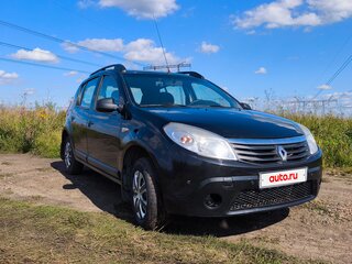 2013 Renault Sandero I, чёрный, 365000 рублей, вид 4