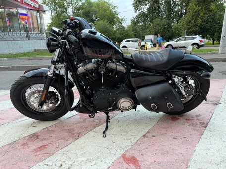 2013 Harley-Davidson Sportster 1200, чёрный, 849000 рублей, вид 4