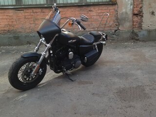 2013 Harley-Davidson XL1200, чёрный, 750000 рублей, вид 4