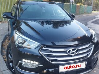 2017 Hyundai Santa Fe III Рестайлинг, чёрный, 2500000 рублей, вид 3