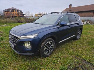 2019 Hyundai Santa Fe IV, синий, 2600000 рублей, вид 1