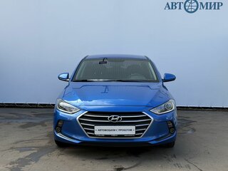 2017 Hyundai Elantra VI (AD), синий, 1330000 рублей, вид 2