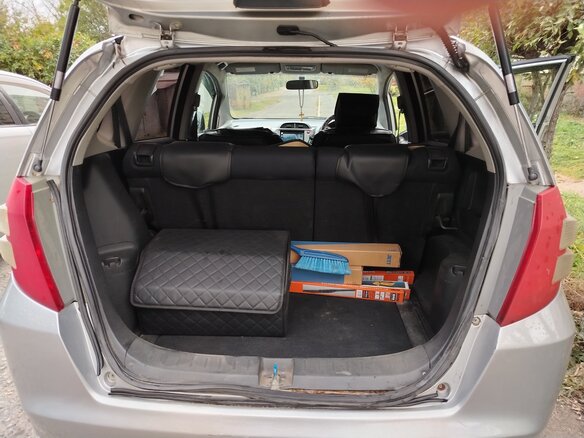 2007 Honda Fit II, серый, 400000 рублей - вид 8