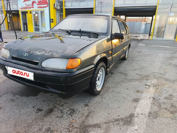 2007 Lada (ВАЗ) 2114, зелёный, 75000 рублей