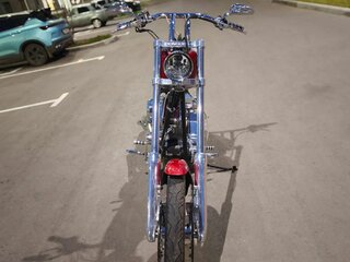 2003 American IronHorse Texas Chopper, красный, 1600000 рублей, вид 4