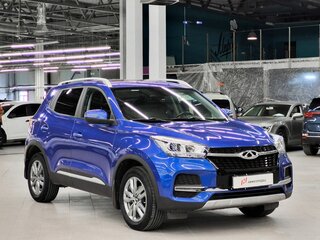 2021 Chery Tiggo 4 I Рестайлинг, синий, 1209000 рублей, вид 2