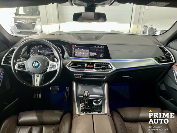 2021 BMW X6 40i III (G06), серый, 8819000 рублей - вид 12