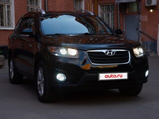 2010 Hyundai Santa Fe II Рестайлинг, чёрный, 1450000 рублей, вид 4