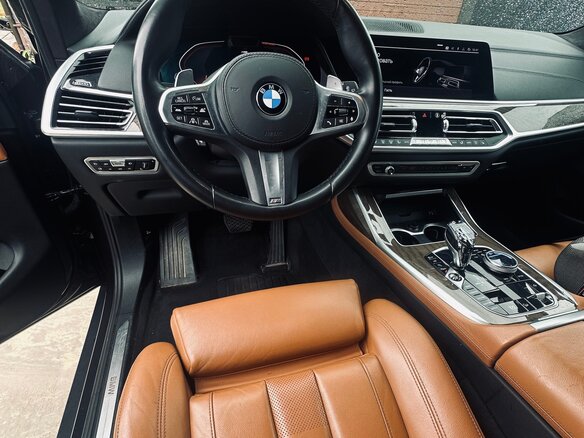 2019 BMW X7 30d I (G07), серый, 6300000 рублей - вид 11