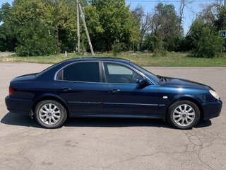 2007 Hyundai Sonata ТагАЗ IV (EF) Рестайлинг, синий, 500000 рублей, вид 4
