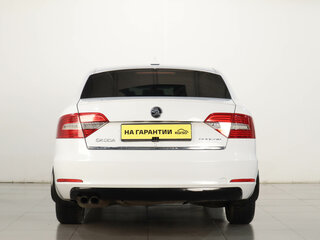 2014 Skoda Superb DSG II Рестайлинг, белый, 1299000 рублей, вид 5