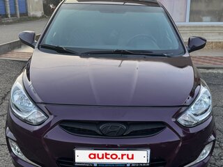 2012 Hyundai Solaris I, фиолетовый, 580000 рублей, вид 1